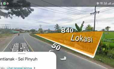 Tanah Siap Bangun Lokasi Jongkat 4.2 Ha. Harga 200 Rb/meter Nego