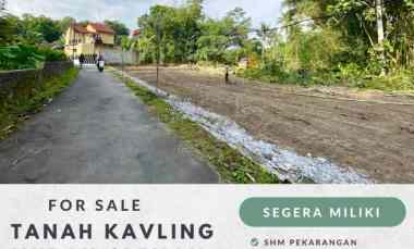 Tanah Kavling Pekarangan Murah 5 menit Rsud Sleman Promo Grand Opening