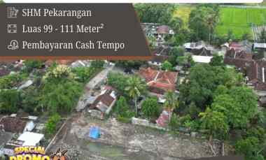 Tanah Kavling Mulai 170 juta Utara Spbu Selomartani Legalitas Shmp