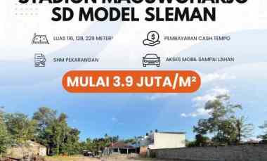 Tanah Kavling Mulai 3.9 Jutaan Utara Sd Model/stadion Maguwoharjo