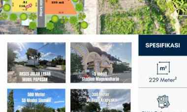 dijual tanah karanganyar utara sd model