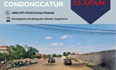 Tanah Kaveling Strategis Area Condongcatur, 2 km ke Ringroad Utara