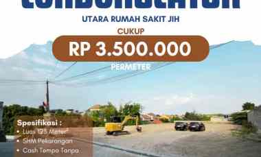 Tanah di Condongcatur 3,5 juta Permeter Luas 125 M Shmp Cash Tempo