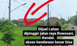 dijual tanah karangsari kec rowosari