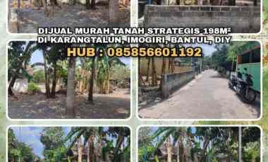 dijual tanah karangtalun imogiri bantul