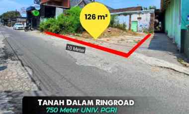 Tanah di Sonopakis, Ngestiharjo, dalam Ringroad Jogja 750 meter ke U