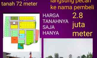 dijual tanah kavling dalam cluster harga murmer