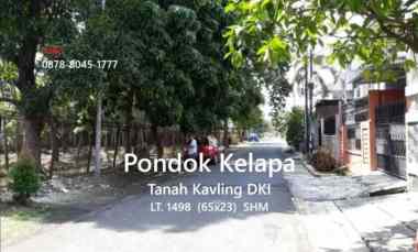 Tanah Dijual di kavling DKI Pondok Kelapa