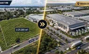 Dijual Kavling Industri di Kawasan Mm2100 Cibitung Bekasi