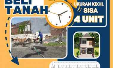 Tanah Siap Bangun Mulai 100 Jutaan, Lokasi Strategis dekat Kota