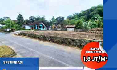 Promo Tanah Mangku Jalan 1,6 JT/m hanya 800 meter dari jl. Raya Turi