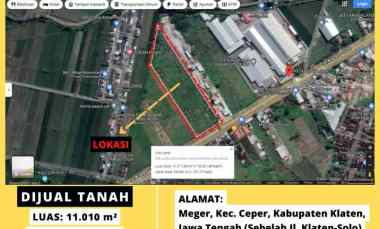 Tanah Dijual di Jl. Solo jogja