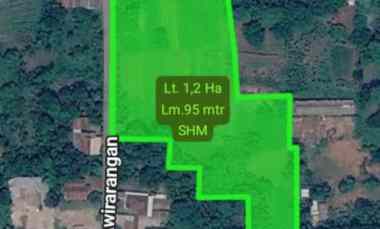 Tanah Dijual di Ds. Tamansari kec. Setu lab. Bekasi