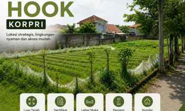dijual tanah komp korpri