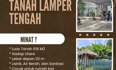 Tanah Tengah Kota Lamper Tengah Ideal UntuK Kos dan Investasi