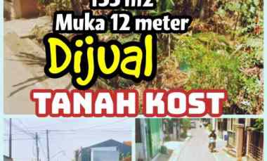 Dijual Tanah Kost 155 m2 Lingkungan Kampus UMS 5,5jt/m2