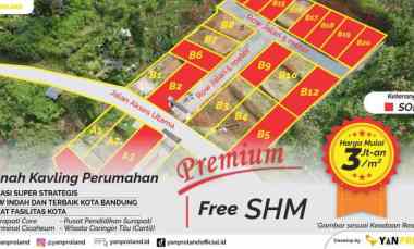 Tanah Kavling Premium di Jatihandap hanya 2.5 Jutaan Permeter