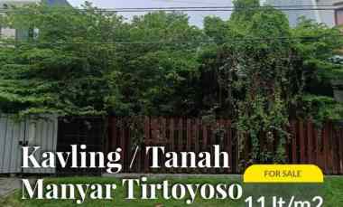 Dijual Kavling / Tanah Manyar Tirtoyoso Surabaya Timur Row Jalan Leba
