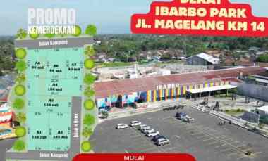 Tanah Kavling Mulai 175,5 juta di Timur Jalan Magelang km 14 atau Utar