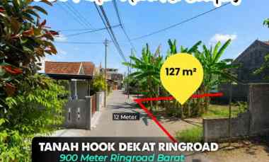 Tanah di Meijing Lor, Ambarketawang, dekat Ring Road Barat 900 meter