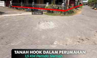 Tanah Hook dalam Perumahan di Tlogoadi, Mlati 1,5 km dekat Pemda Slem