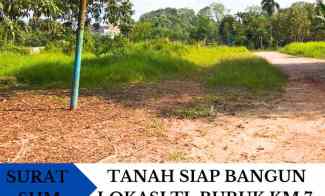 Dijual Tanah Murah Siap Bangun Lokasi Tl Buruk km 7