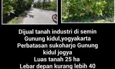 Dijual Tanah Murah untuk Industri 400rb Per meter