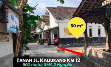 Tanah Minimalis dekat Kampus Uii, Jakal km 12 1,2 km Spbu Mindi