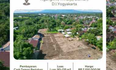 Tanah Kavling Promo 2,1 jt/m Bebas Pilih Kavling dekat Pasar Sleman