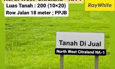 dijual tanah north west boulevard