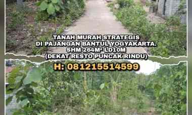 dijual tanah pajangan bantul yogyakarta