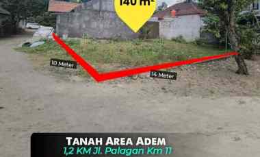 Tanah Area Adem Villa 1,2 km di Barat jl. Palagan km 11, Sleman Ala