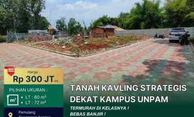 dijual tanah pamulang tangerang selatan