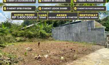 dijual tanah pandanpuro hargobinangun