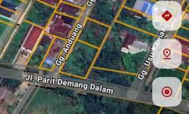 Dijual Tanah Ukuran 10x20. Lokasi Parit Demang dalam GG Anduang