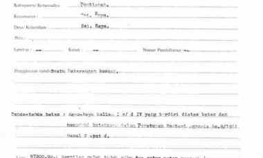 Dijual Segera Tanah di Parit Sembin.Kubu Raya, Luas 97200 m2