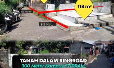 Jual 3 Kavling Tanah Strategis dalam Ringroad Kotagede 300 meter ke K