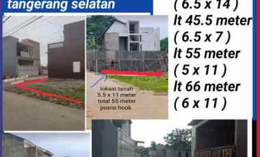 Dijual Cepat Tanah Kavling dalam Cluster Bebas Pilih Luas