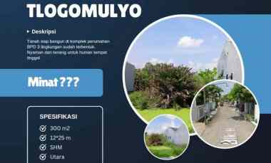 Tanah SHM Perumahan BPD III Tlogomulyo Pedurungan Semarang