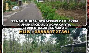 dijual tanah playen gunungkidul yogyakarta