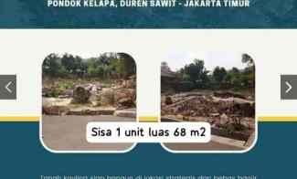 1 Unit Tanah Kavling Pondok Kelapa Duren Sawit Jakarta Timur