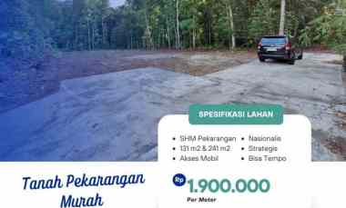dijual tanah pondok wonolelo