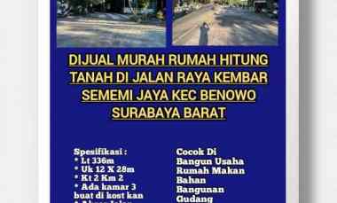 Raya Sememi Jaya Benowo Surabaya Barat Dijual Tanah Strategis