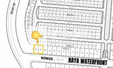 Kavling Raya Waterfront Citraland Surabaya Barat, Row 25