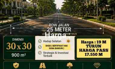 dijual tanah raya waterfront citraland