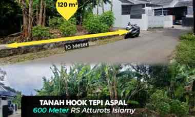 Tanah Pekarangan Hook Tepi Aspal jl. Godean km 10, 600 meter Rs