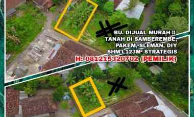 dijual tanah samberembe kec