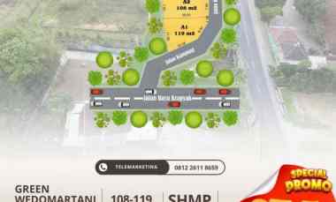 Promo Tanah Kavling Harga 3,75 juta/ M, 10 meter dari Jalan Raya