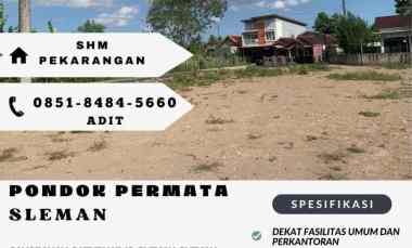 dijual tanah sanggrahan caturharjo