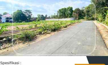 dijual tanah sanggrahan caturharjo